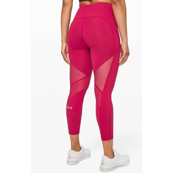 LULULEMON ATHLETICA Stronger As One Tight 25' 'Lululemon X Barrys' in Ruby Red S - Picture 2 of 7